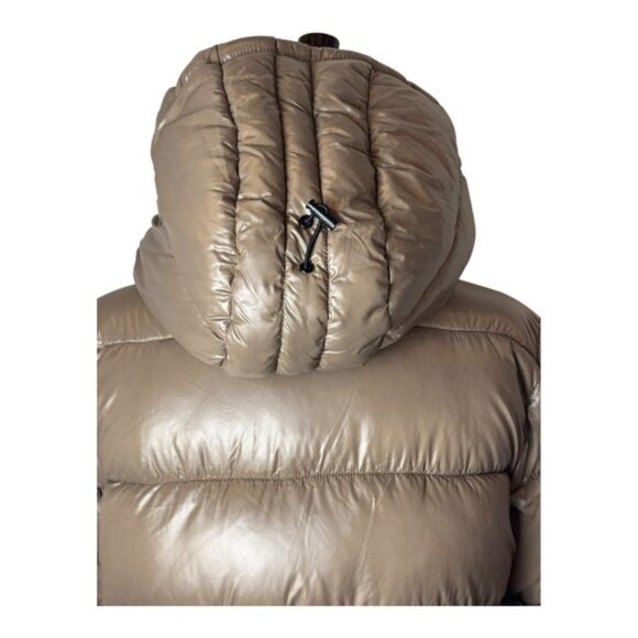 Michael Kors Coat Women Small Tan‎ Quilted Insulated Puffer Jacket Outdoor - Picture 5 of 15